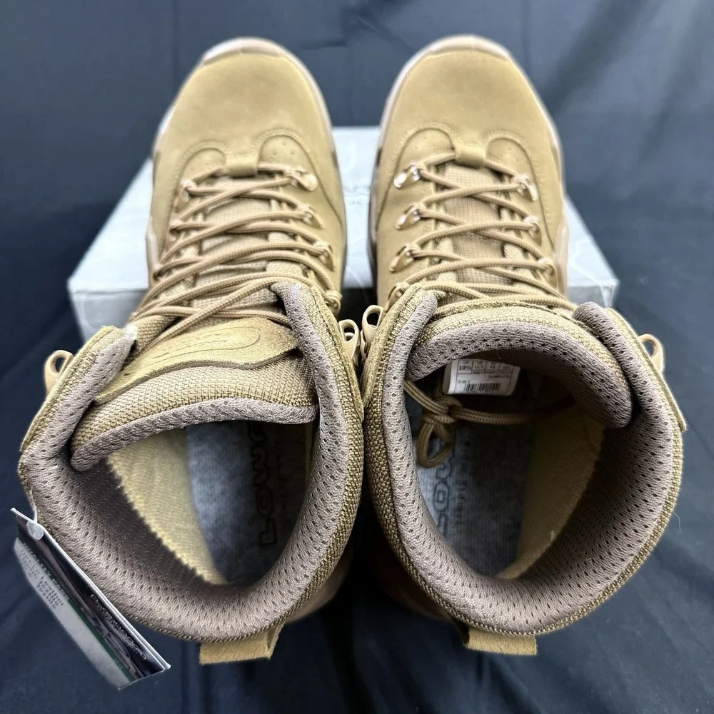 Lowa Tactical Boots Z-6S C Outdoor Hiking Trekking Lace Up Ankle Suede Size 11.5